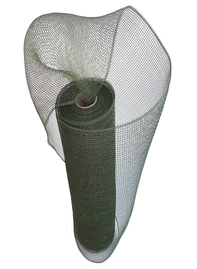 GiftWrap Etc. Olive Green Christmas Deco Mesh - 10" x 10 Yards, Wreath Decoration, Spring, Garland, Gift Basket, Bows, Fall Decor, Thanksgiving, Mardi Gras, St. Patrick's Day, Easter - Image 3